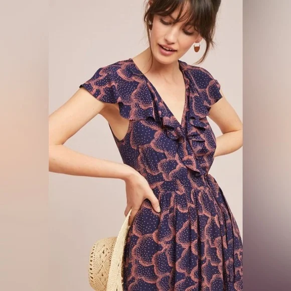MAEVE by Anthropologie | Rosalia Wrap dress | size 8 - Picture 3 of 8